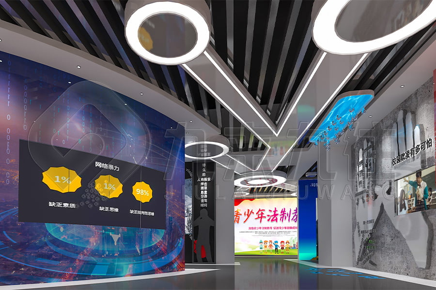法制展館，法治文化教育展館方案策劃公司，政法委法治教育展館設(shè)計(jì)圖片